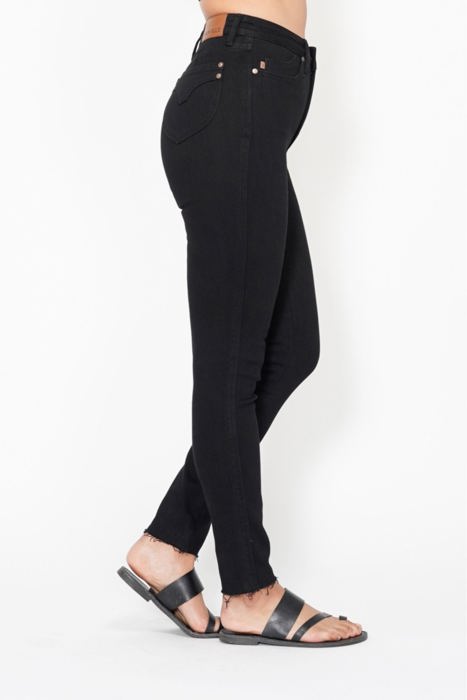 Judy Blue High Waist Tummy Control Shield Pockets Skinny Denim 88865-Plus