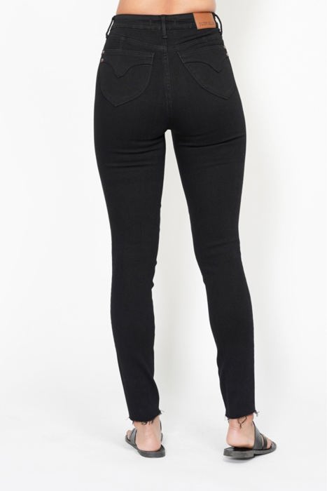 Judy Blue High Waist Tummy Control Shield Pockets Skinny Denim 88865-Plus
