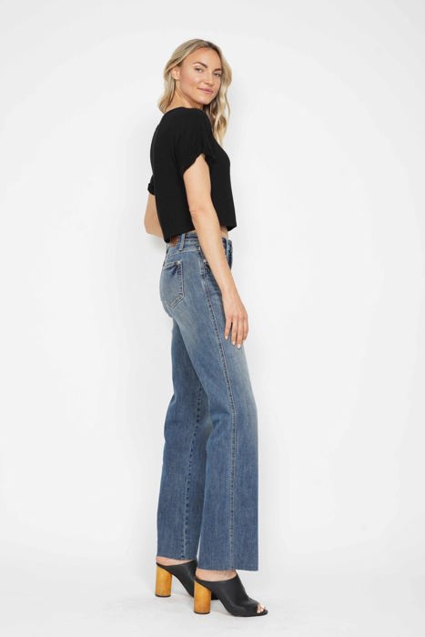 Judy Blue Mid Rise "Tummy Control" Vintage Straight Denim 88870 - Plus