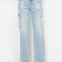  Judy Blue High Waist Cargo Wide Leg Denim 88924