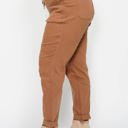  Judy Blue High Waist Garment Dyed Camel Double Cuff Jogger Denim 88857 - Plus