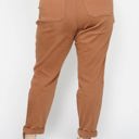  Judy Blue High Waist Garment Dyed Camel Double Cuff Jogger Denim 88857 - Plus
