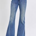  Judy Blue High Waist Tummy Control Contrast Flare Denim 88855 - Plus