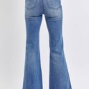  Judy Blue High Waist Tummy Control Contrast Flare Denim 88855 - Plus