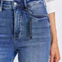  Judy Blue High Waist Tummy Control Contrast Flare Denim 88855 - Plus