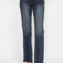  Judy Blue High Waist Button Fly Destroy Hem Straight Denim 88912