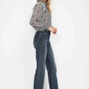  Judy Blue High Waist Button Fly Destroy Hem Straight Denim 88912 - Plus