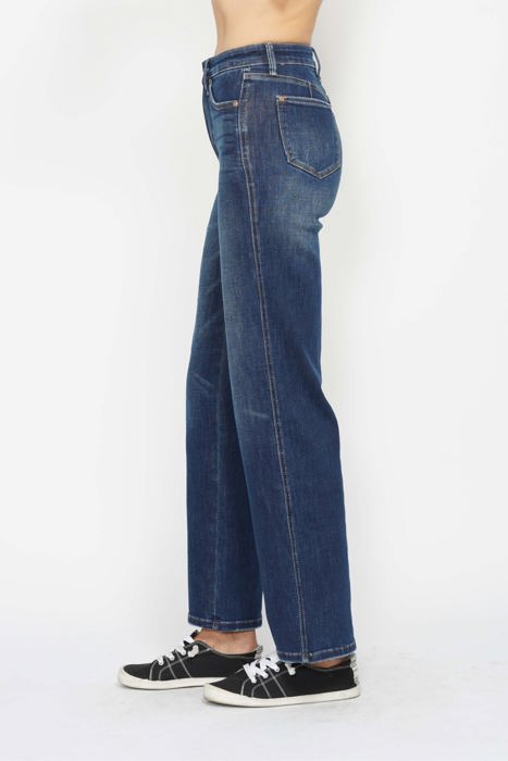 Judy Blue High Waist "Tummy Control" Classic Straight Denim 88869 - Plus