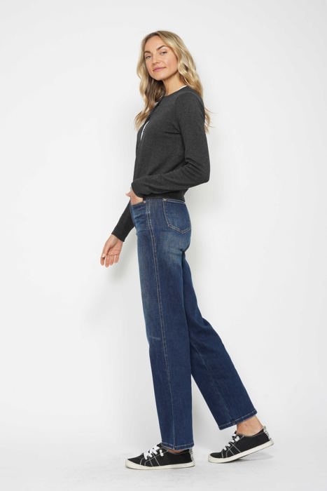 Judy Blue High Waist "Tummy Control" Classic Straight Denim 88869 - Plus