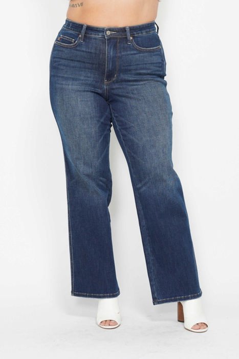 Judy Blue High Waist "Tummy Control" Classic Straight Denim 88869 - Plus