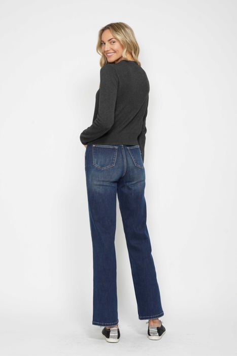 Judy Blue High Waist "Tummy Control" Classic Straight Denim 88869