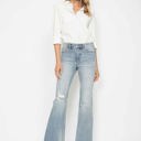  Judy Blue Mid Rise Tummy Control Destroy Flare Denim 88594 - Plus