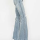 Judy Blue Mid Rise Tummy Control Destroy Flare Denim 88594 - Plus