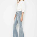  Judy Blue Mid Rise Tummy Control Destroy Flare Denim 88594 - Plus