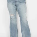  Judy Blue Mid Rise Tummy Control Destroy Flare Denim 88594 - Plus