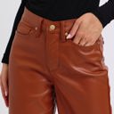  Judy Blue High Waist Tummy Control Camel Faux Leather Wide Leg Crop Denim 88900 - Plus