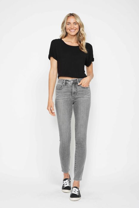 Judy Blue Mid Rise Tummy Control Shield Pockets Skinny 88862 - Plus