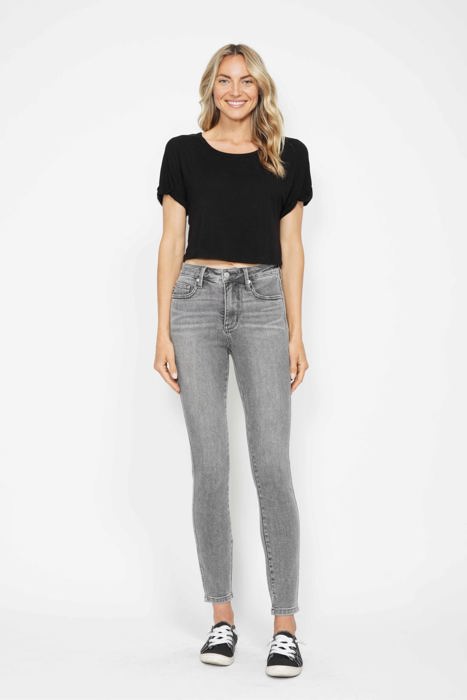 Judy Blue Mid Rise Tummy Control Shield Pockets Skinny 88862 - Plus