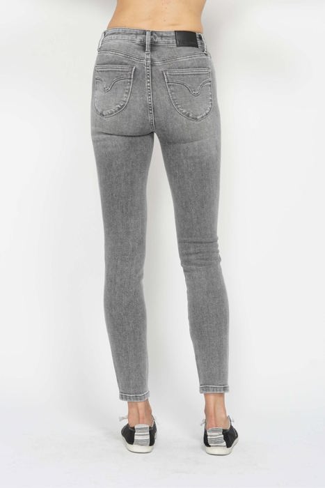 Judy Blue Mid Rise Tummy Control Shield Pockets Skinny 88862 - Plus