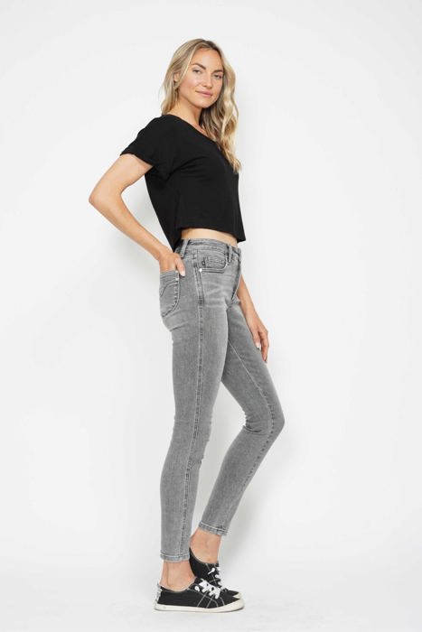 Judy Blue Mid Rise Tummy Control Shield Pockets Skinny 88862 - Plus