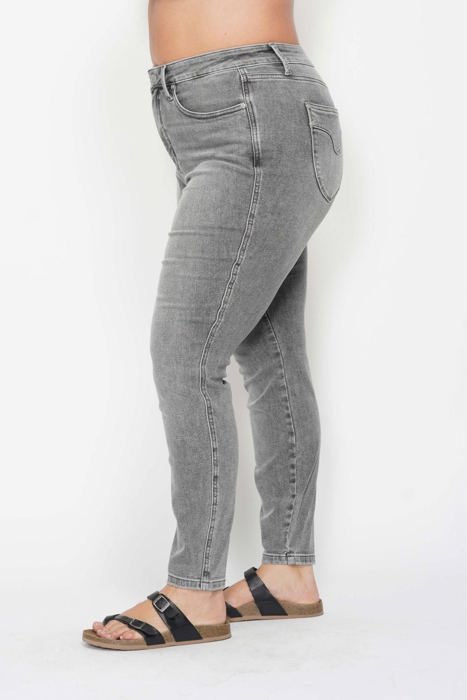 Judy Blue Mid Rise Tummy Control Shield Pockets Skinny 88862 - Plus