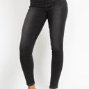  Judy Blue High Waist Tummy Control Black Wash & Contrast Thread Skinny 88768 - Plus