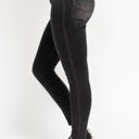 Judy Blue High Waist Tummy Control Black Wash & Contrast Thread Skinny 88768 - Plus