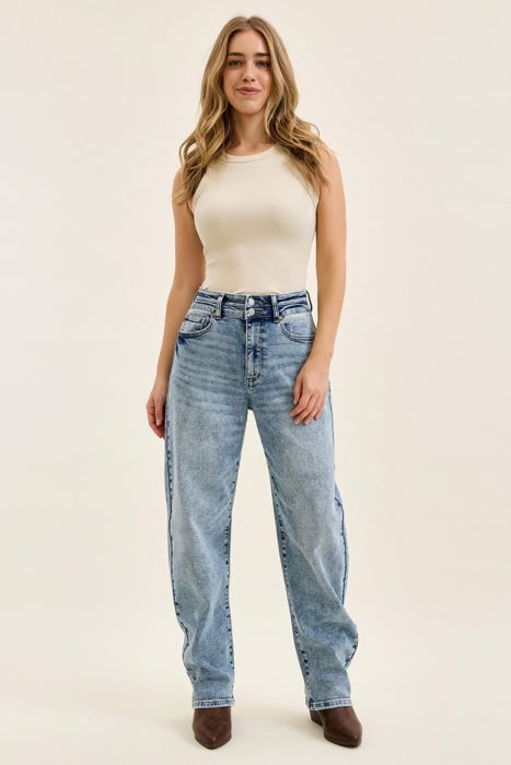 Judy Blue High Waist Double Waistband Marlow Arc Denim Jeans 881102