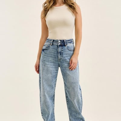 Judy Blue High Waist Double Waistband Marlow Arc Denim Jeans 881102
