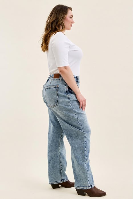 Judy Blue High Waist Double Waistband Marlow Arc Denim Jeans 881102