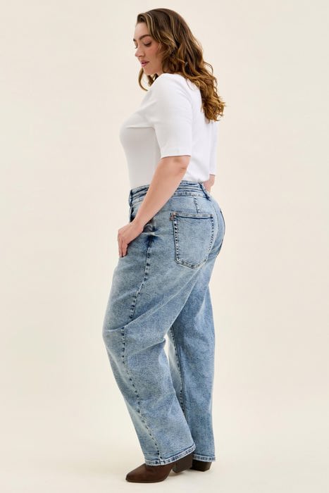 Judy Blue High Waist Double Waistband Marlow Arc Denim Jeans 881102