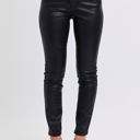  Judy Blue High Waist Faux Leather & Denim Skinny 88810 - Plus