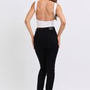  Judy Blue High Waist Faux Leather & Denim Skinny 88810 - Plus
