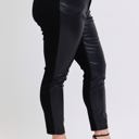  Judy Blue High Waist Faux Leather & Denim Skinny 88810 - Plus