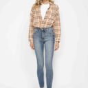  Judy Blue High Waist Tummy Control Contrast Wash Skinny Denim 88767 - Plus