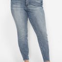  Judy Blue High Waist Tummy Control Contrast Wash Skinny Denim 88767 - Plus