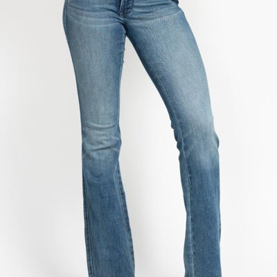 Judy Blue Mid Rise Tummy Control Vintage Wash Cut Hem Flare Denim 88472 - Plus