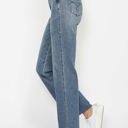  Judy Blue High Waist "Tummy Control" Raw Hem Straight Denim 88848 - Plus