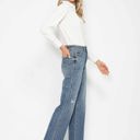  Judy Blue High Waist "Tummy Control" Raw Hem Straight Denim 88848 - Plus