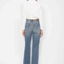  Judy Blue High Waist "Tummy Control" Raw Hem Straight Denim 88848 - Plus