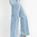  Judy Blue High Waist Side Seam Insert Detail Retro Wide Leg Denim 88766 - Plus