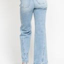  Judy Blue High Waist Side Seam Insert Detail Retro Wide Leg Denim 88766 - Plus
