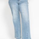  Judy Blue High Waist Side Seam Insert Detail Retro Wide Leg Denim 88766 - Plus