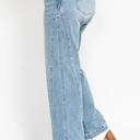  Judy Blue High Waist Side Seam Insert Detail Retro Wide Leg Denim 88766 - Plus