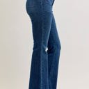  Judy Blue High Waist Mitered Pocket & Pintuck Flare Denim Jeans 881079