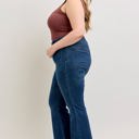  Judy Blue High Waist Mitered Pocket & Pintuck Flare Denim Jeans 881079 - Plus
