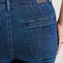 Judy Blue High Waist Mitered Pocket & Pintuck Flare Denim Jeans 881079 - Plus