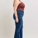  Judy Blue High Waist Mitered Pocket & Pintuck Flare Denim Jeans 881079 - Plus