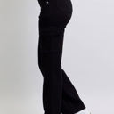  Judy Blue High Waist Cargo Wide Leg Black Denim Jeans 88886