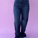  Judy Blue High Waist Lux Dark Retro Wide Leg Jeans